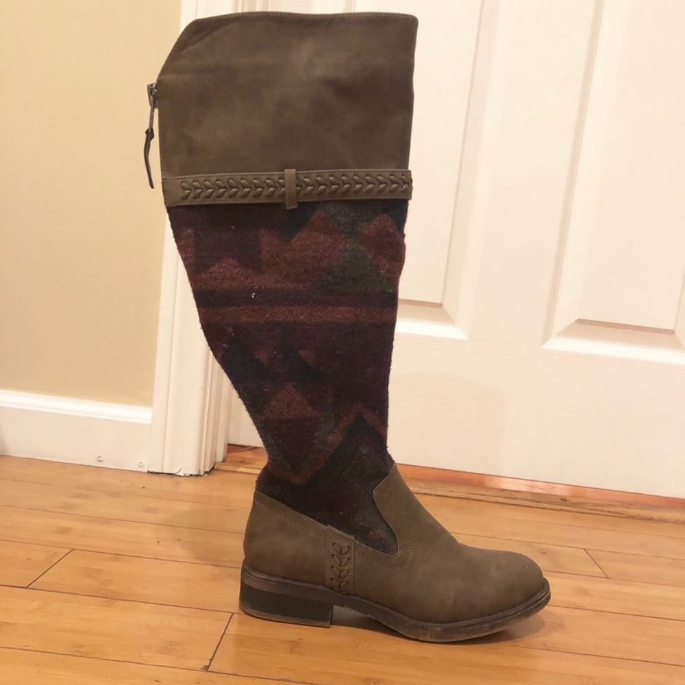 Steven Madden High Patterned Boots - image 1